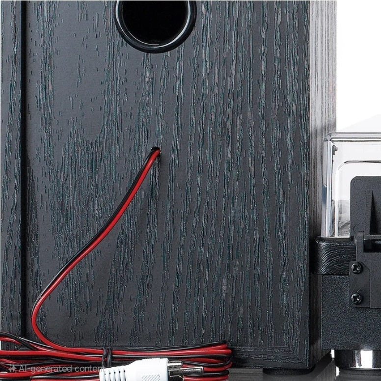 Lenco LS-101BK Wooden Belt-Driven Turntable