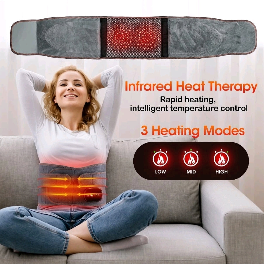 Cordless Electric Heating Pad for Back & Waist