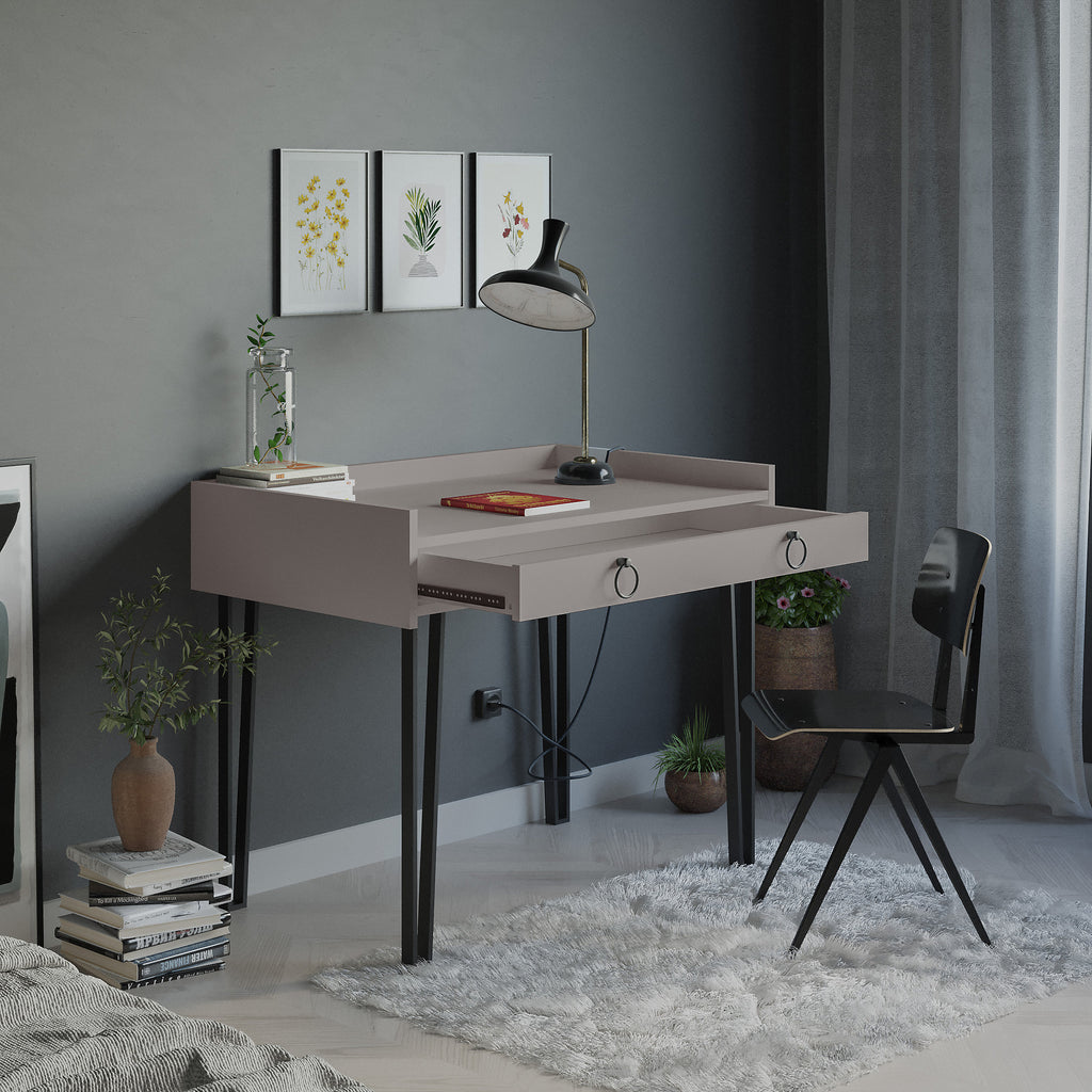 Decorite Study Table - Mocha Grey